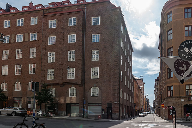 Приятная бежевая квартира с собственным патио в Швеции (88 кв. м)