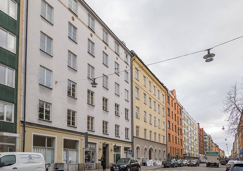 Интересное зонирование и стильный дизайн: квартира для одного в Стокгольме (33 кв. м)