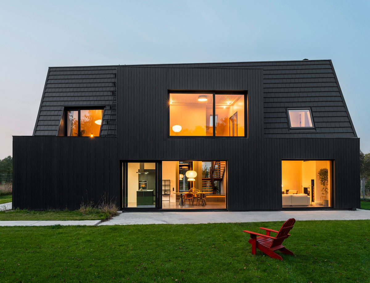 Респектабельный дом с плоской крышей и террасой ✅ Индивидуальный архитектурный проект под ключ