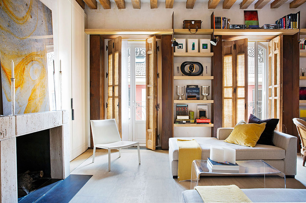 Квартира художника-декоратора с множеством интересных решений в Мадриде