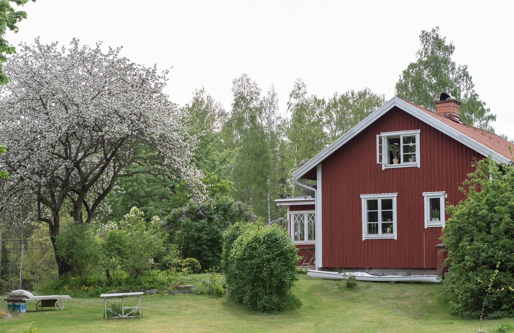 Всё сама: уютная дача в Швеции, которую хозяйка отреставрировала самостоятельно