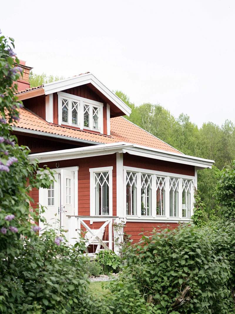 Всё сама: уютная дача в Швеции, которую хозяйка отреставрировала самостоятельно