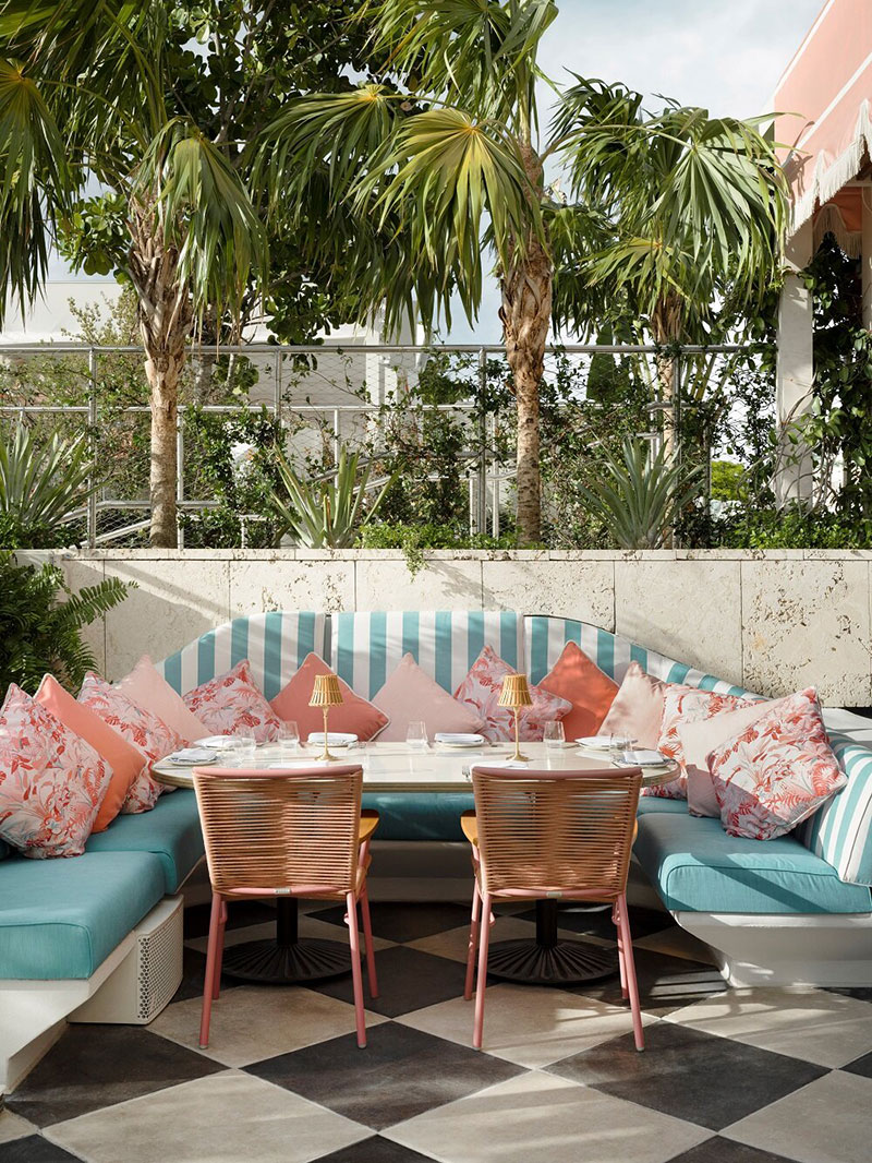 Пастельные тона и тропический стиль: отель The Goodtime в Майами