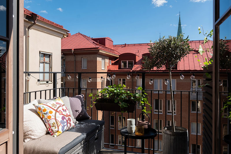 Роскошные окна и открытое пространство: квартира в Стокгольме