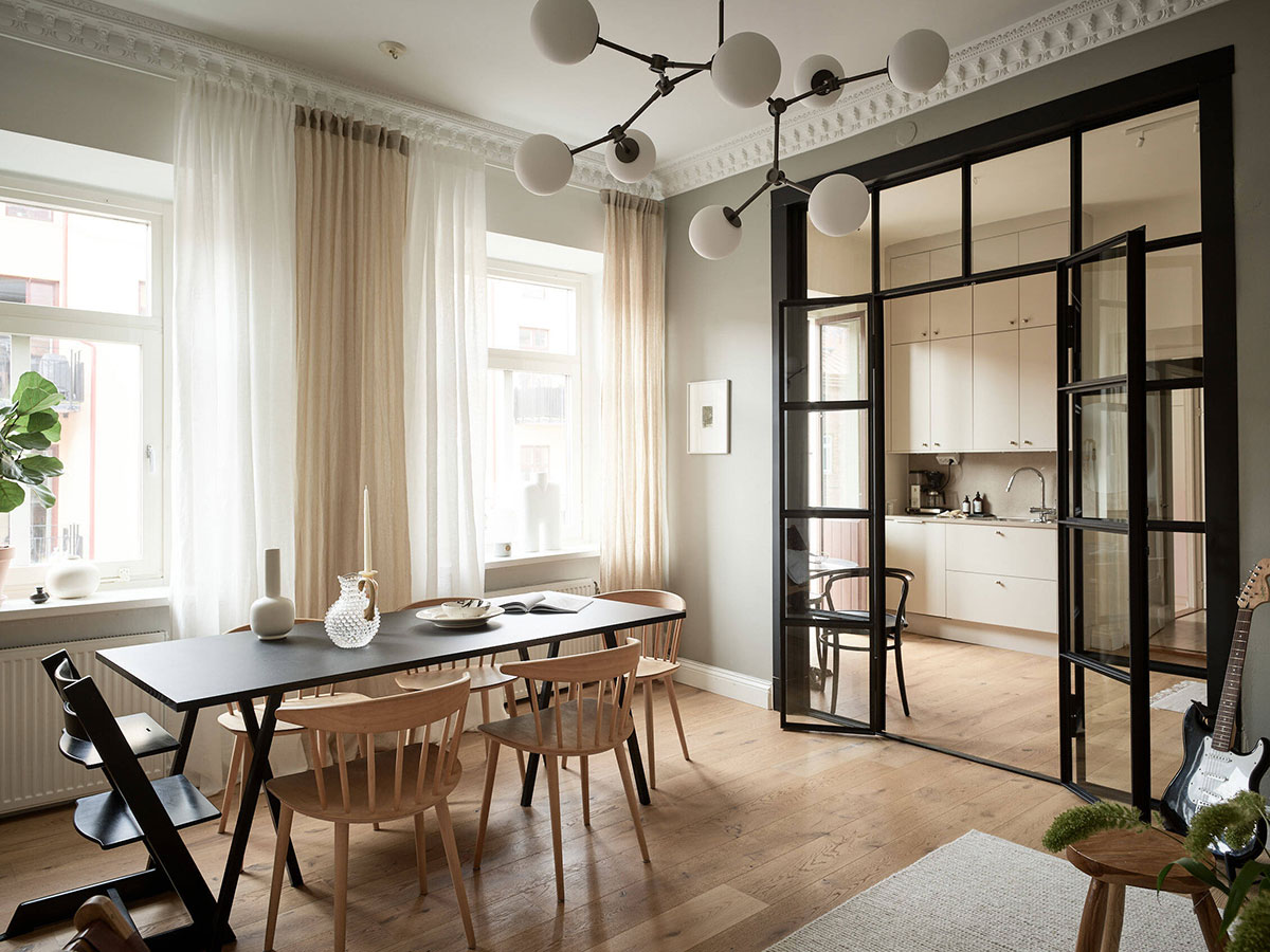 Мягкий и тёплый интерьер квартиры в Гётеборге (78 кв. м)