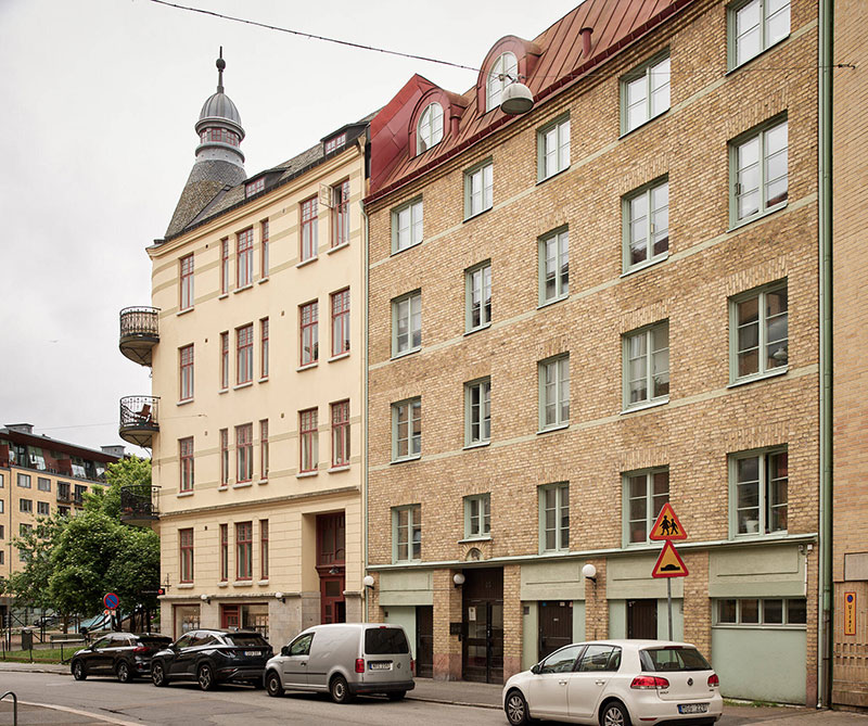Уютная квартира с арочными окнами в Гётеборге (73 кв. м)
