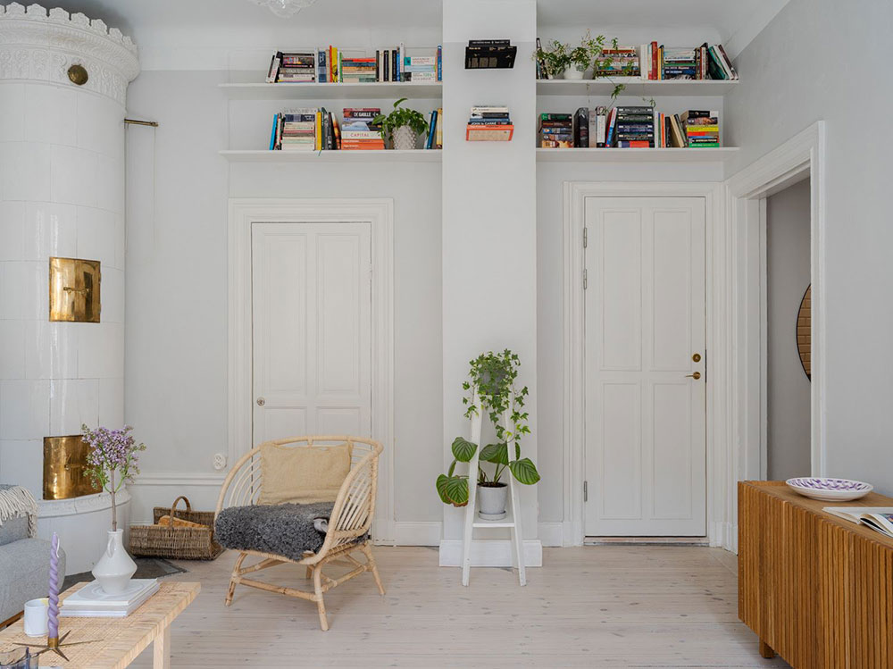 Небольшая квартира с ярким летним настроением в Стокгольме