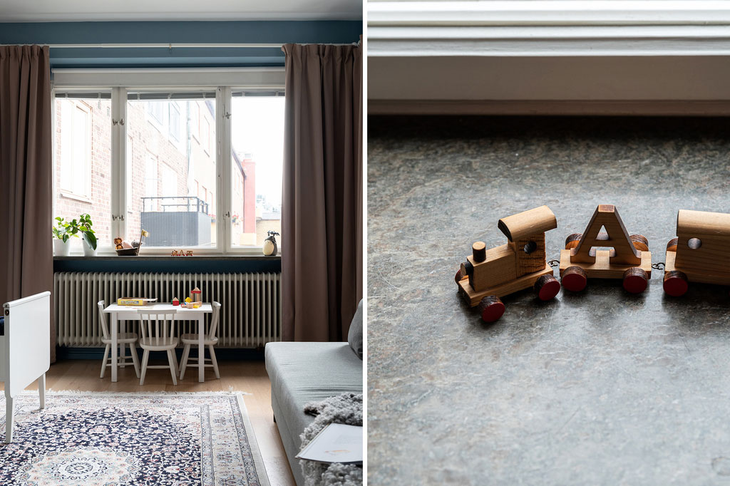 Готические окна и расписной потолок: тур по необычной квартире в Мальмё