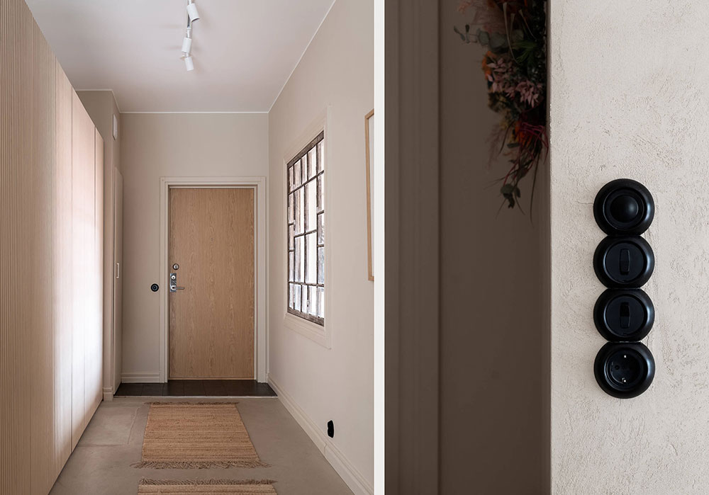 Мягкий монохромный интерьер и скошенные потолки: интересный вариант оформления мансардной квартиры