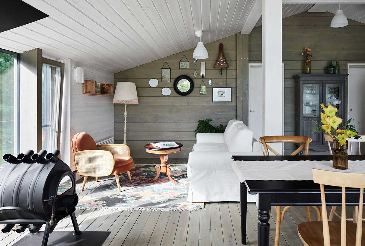 Как в Швеции: стильный модульный дом для молодой семьи под Санкт-Петербургом