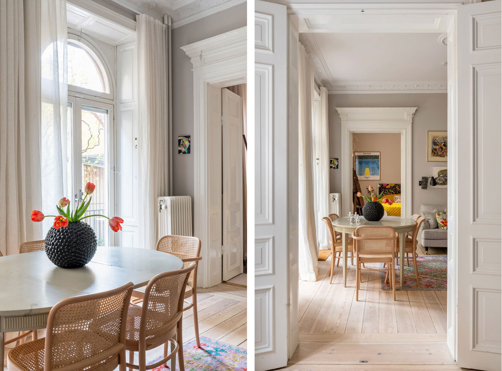 Красочный декор и живые картины: жизнерадостная квартира в Стокгольме