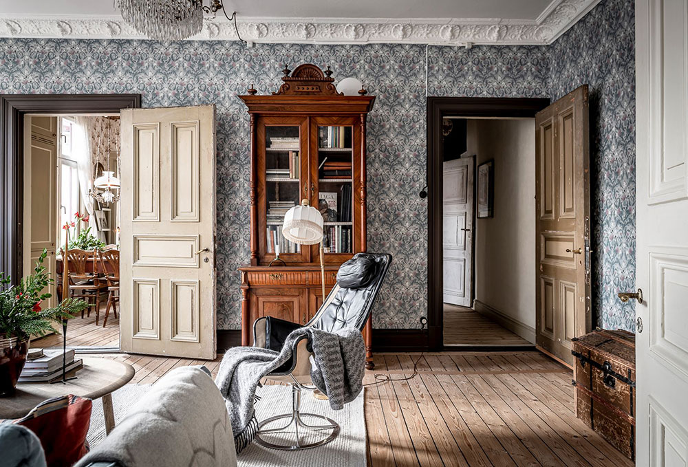 Приятная ностальгия: интерьер будто из прошлого в одной шведской квартире (65 кв. м)