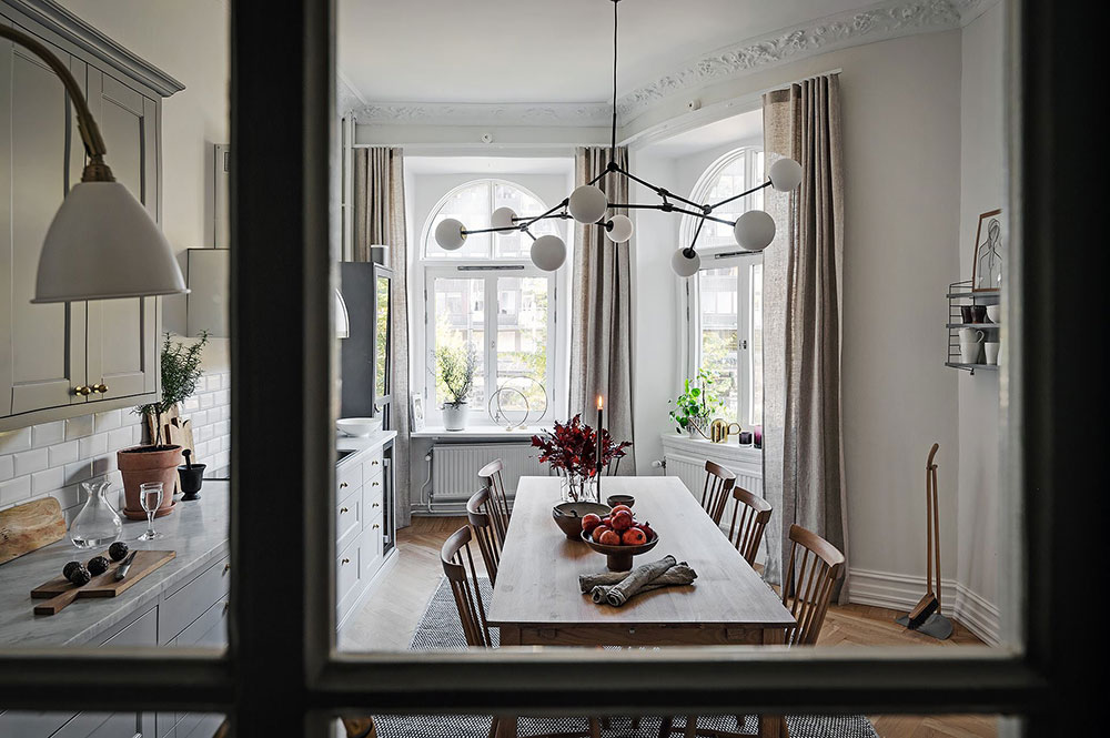 Квартира с просторной кухней и собственной террасой в Гётеборге (93 кв.м)