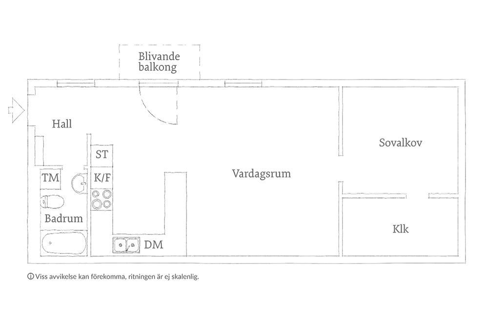 Солнечная скандинавская квартира в пастельных тонах (50 кв. м)