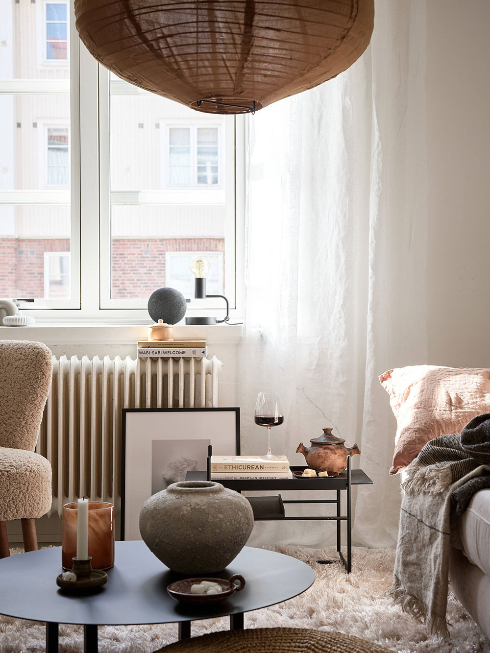 Тёплая атмосфера в двухкомнатной квартире в Швеции (38 кв. м)