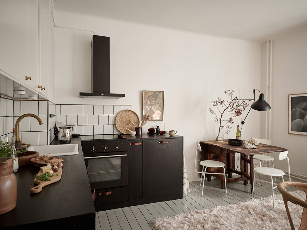 Тёплая атмосфера в двухкомнатной квартире в Швеции (38 кв. м)