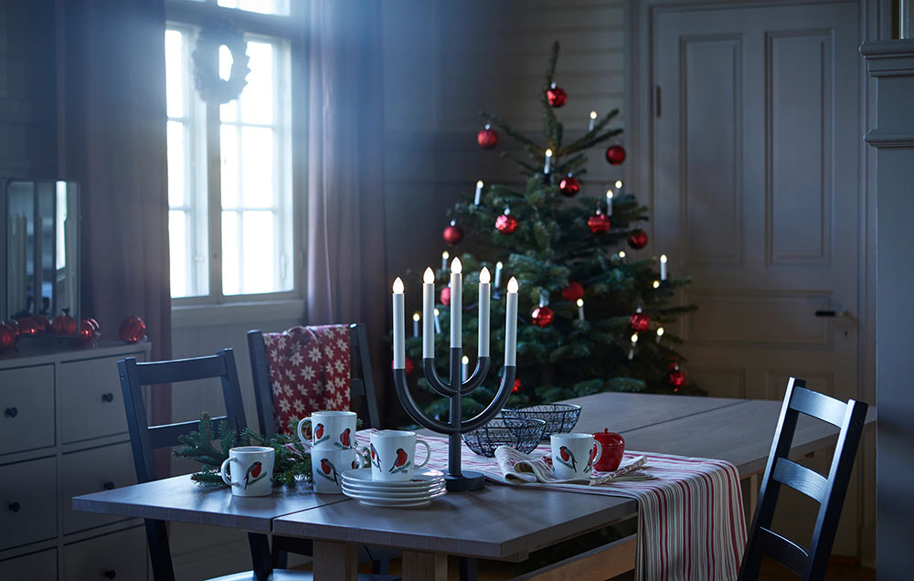 Уютные рождественские картинки от ИКЕА