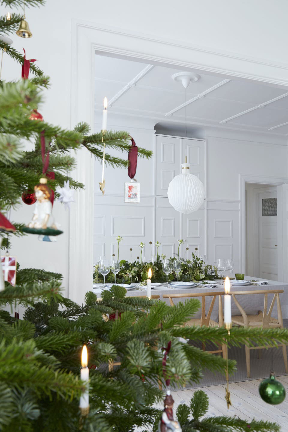 Светлый и свежий: праздничный интерьер семьи декоратора в Копенгагене