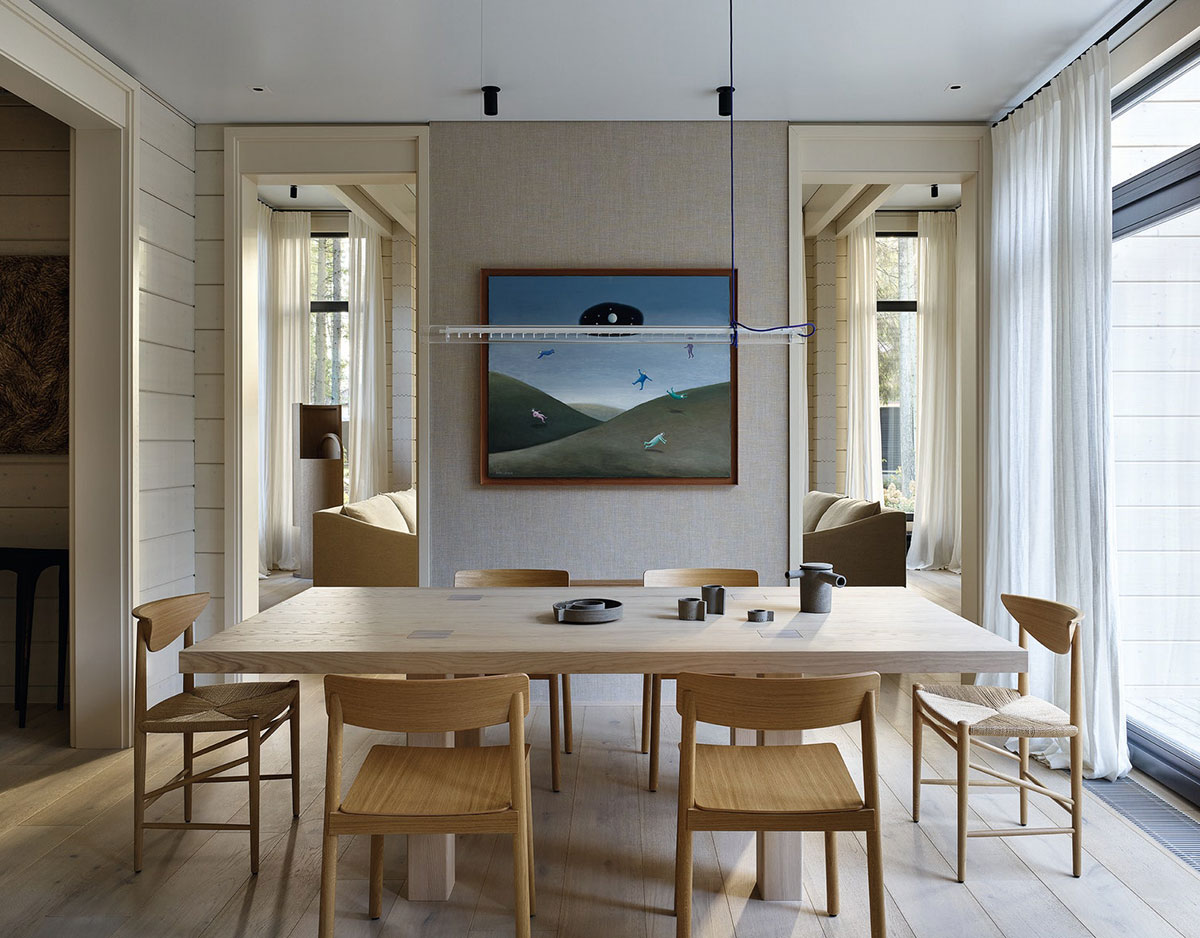 Дизайн интерьера дома из клееного бруса (80 фото)