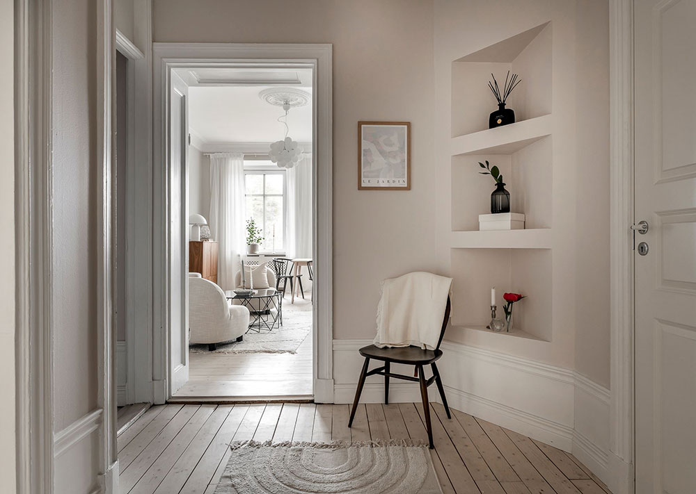 Стильная деревянная кухня и мягкая цветовая гамма: красивая квартира в Гётеборге (91 кв. м)