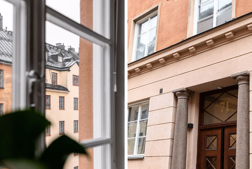 Яркие краски и винтаж: маленькая, но запоминающаяся квартира в Швеции (43 кв. м)