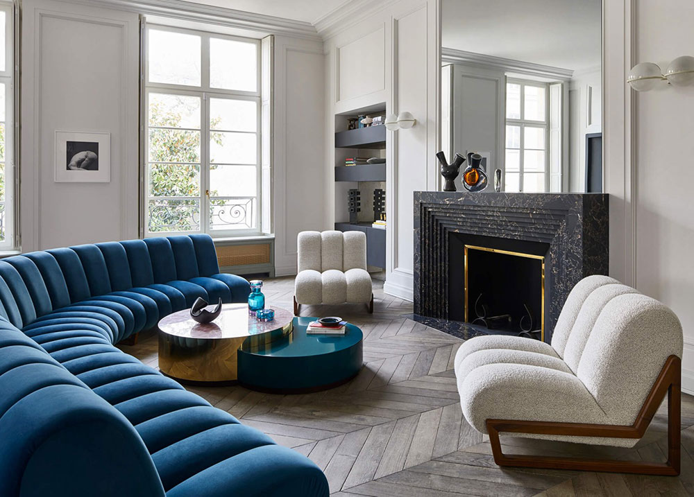 Современная элегантность исторического жилья в Париже