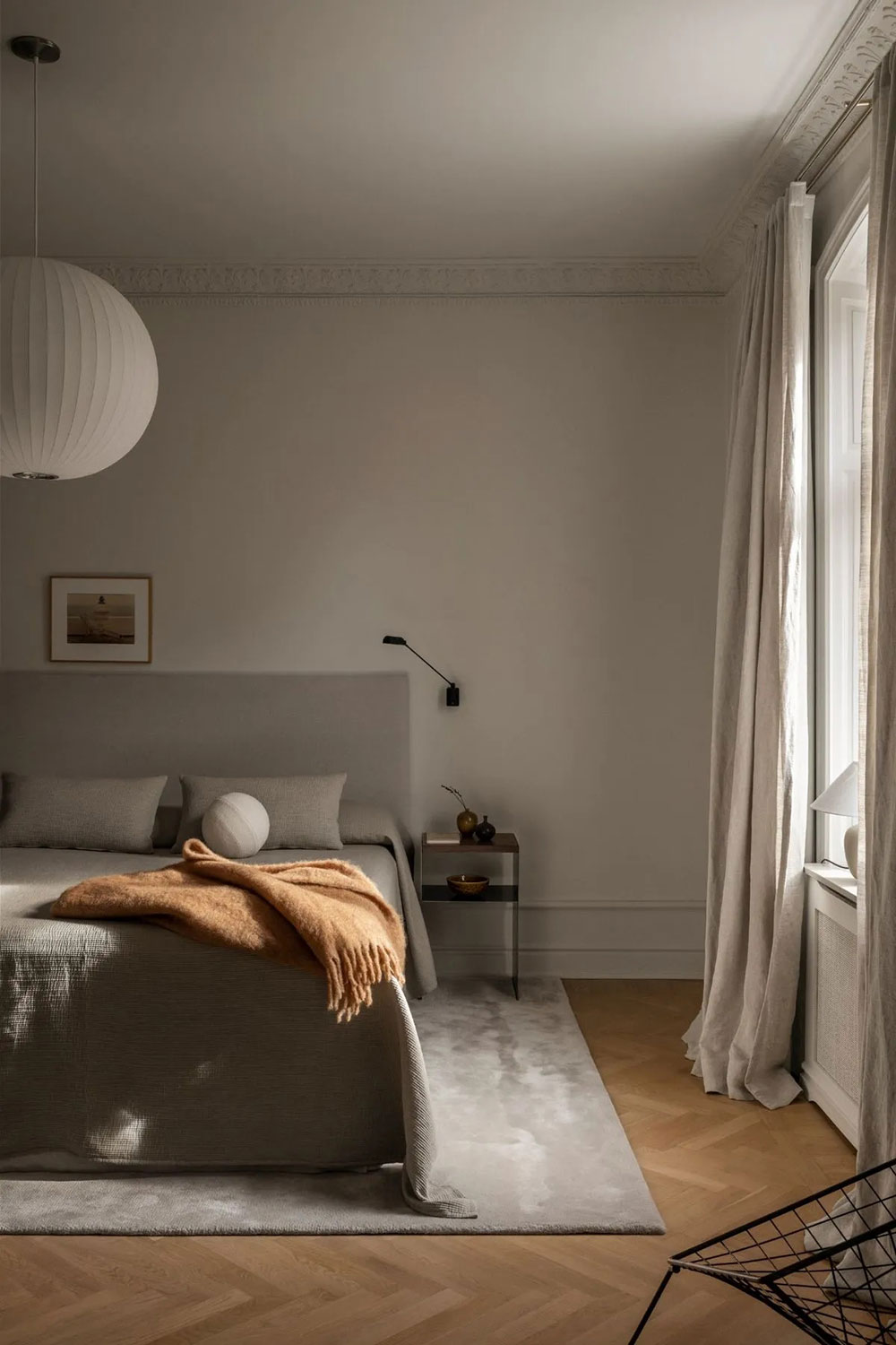 Изысканный современный дизайн квартиры в доме 19 века в Стокгольме