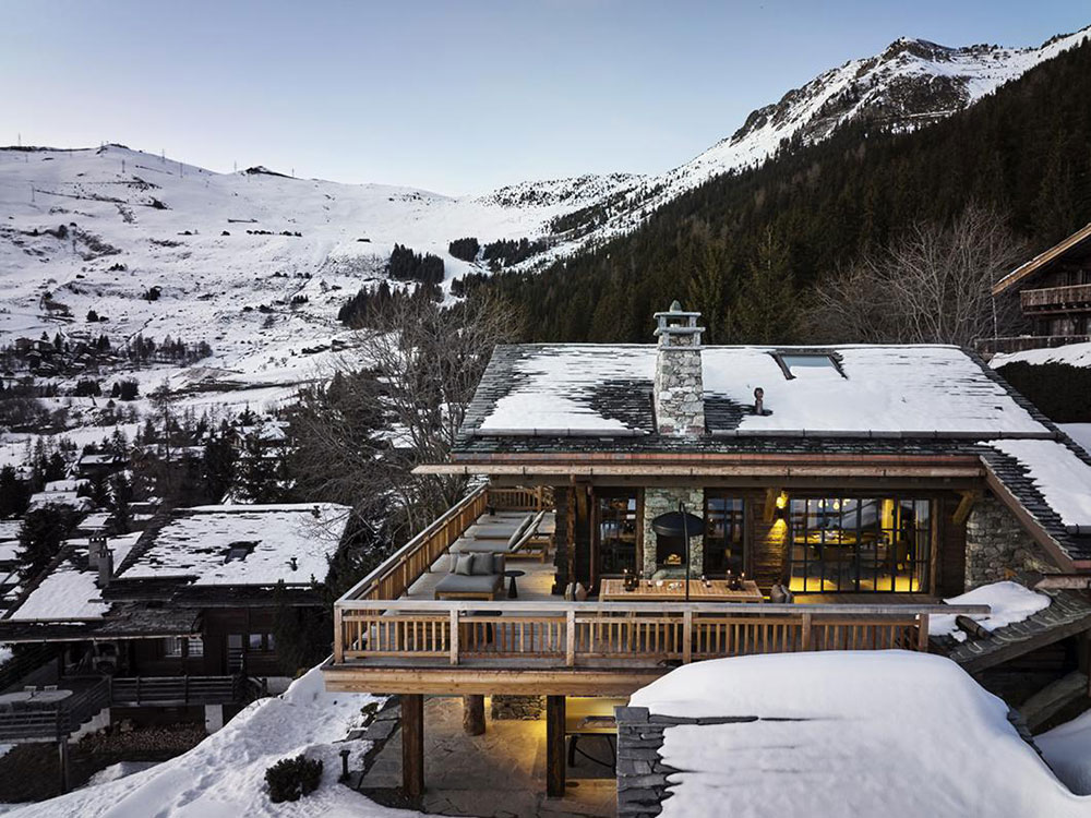 Alps | Photographs of alpine houses, Swiss and French chalet interiors