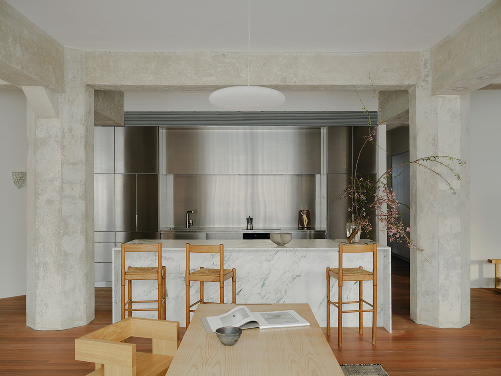 Бетон, естественный свет и японские мотивы: лофт в Сиднее