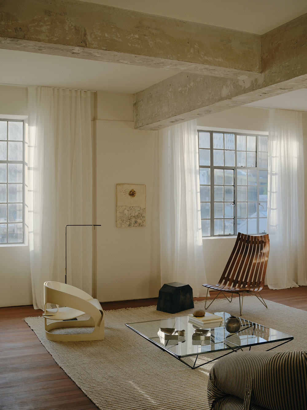 Бетон, естественный свет и японские мотивы: лофт в Сиднее